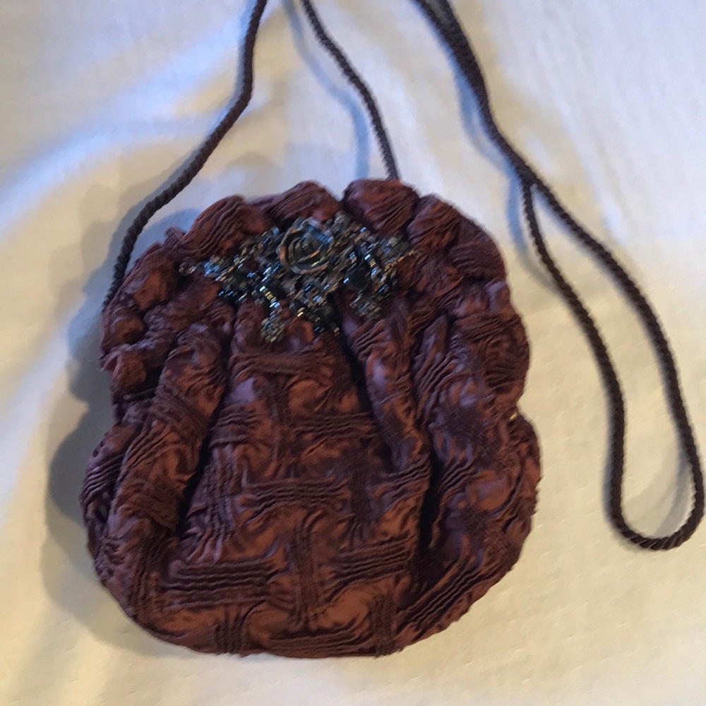 Grace Chuang Brown Evening Bag